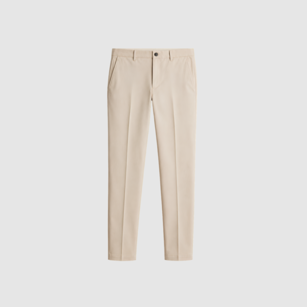 Beige Slim Fit Chinos